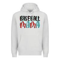 Dove Grey baseball mama Premium Hoodie - JahusDesignShop