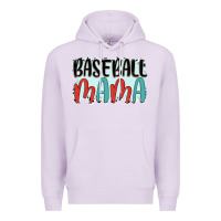 Lilac baseball mama Premium Hoodie - JahusDesignShop