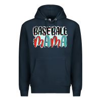 Navy baseball mama Premium Hoodie - JahusDesignShop