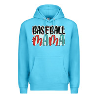 Ocean Blue baseball mama Premium Hoodie - JahusDesignShop