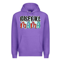 Purple baseball mama Premium Hoodie - JahusDesignShop