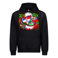 Black dominican republic  leopard Urban Hoodie - AdoDesignShop