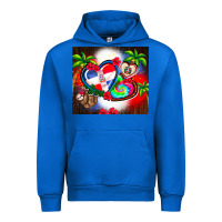 Cobalt dominican republic  leopard Urban Hoodie - AdoDesignShop