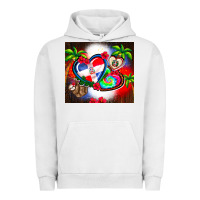Pigment Lunar Rock dominican republic  leopard Urban Hoodie - AdoDesignShop