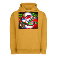 Pigment Peanut Butter dominican republic  leopard Urban Hoodie - AdoDesignShop