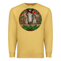 Antique Gold Christmas Horse Premium Sweatshirt - RanaPortraitStore