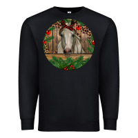 Black Christmas Horse Premium Sweatshirt - RanaPortraitStore