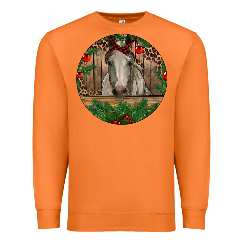 Christmas Horse Premium Sweatshirt by RanaPortraitStore | Teevron