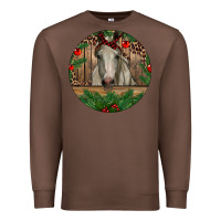 Chestnut Christmas Horse Premium Sweatshirt - RanaPortraitStore