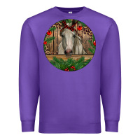 Purple Christmas Horse Premium Sweatshirt - RanaPortraitStore