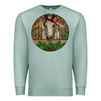 Seafoam Christmas Horse Premium Sweatshirt - RanaPortraitStore
