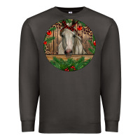 Smoke Christmas Horse Premium Sweatshirt - RanaPortraitStore