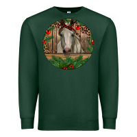 Sports Green Christmas Horse Premium Sweatshirt - RanaPortraitStore