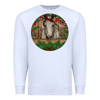 White Christmas Horse Premium Sweatshirt - RanaPortraitStore