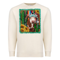 Sandshell Western Christmas Cow Premium Sweatshirt - RanaPortraitStore