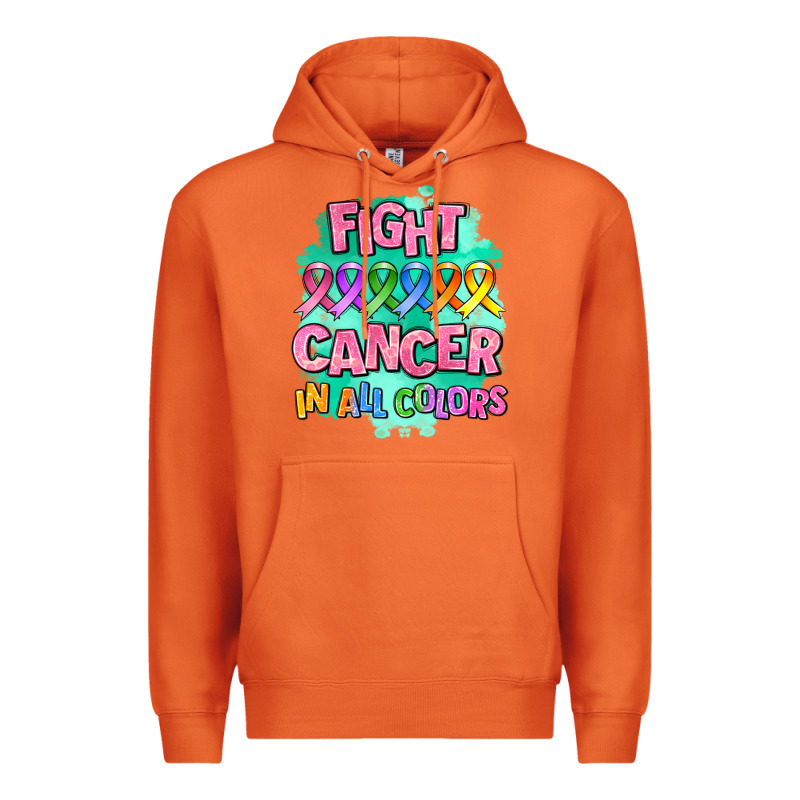 Fight Cancer In All Colors Premium Hoodie by AdoDesignShop | Teevron