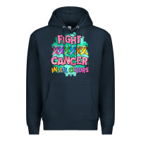 Navy fight cancer in all colors Premium Hoodie - AdoDesignShop