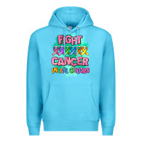 Ocean Blue fight cancer in all colors Premium Hoodie - AdoDesignShop