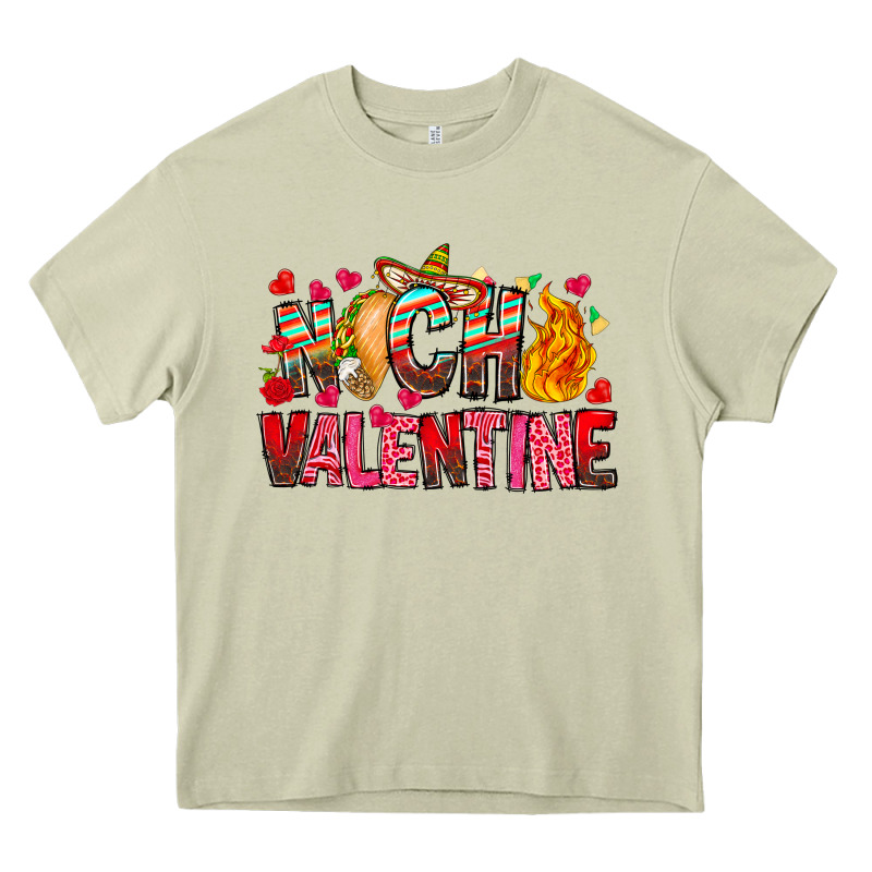 Nacho Valentine Heavy Core Tee by CowhideDigitalArt | Teevron