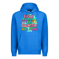 True Royal fight cancer in all colors Premium Hoodie - AdoDesignShop