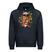 Navy mexican coffee cup cactus Urban Hoodie - JahusDesignShop