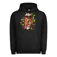 Pigment Black mexican coffee cup cactus Urban Hoodie - JahusDesignShop