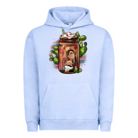 Pigment Grape Ice mexican coffee cup cactus Urban Hoodie - JahusDesignShop