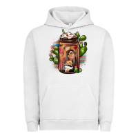 Pigment Lunar Rock mexican coffee cup cactus Urban Hoodie - JahusDesignShop