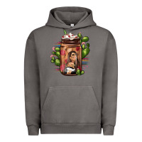Pigment Tornado mexican coffee cup cactus Urban Hoodie - JahusDesignShop