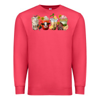 Cardinal farm animals coffee cups Premium Sweatshirt - texasbilliewilder
