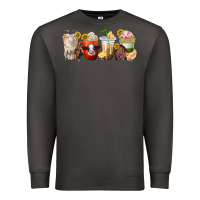 Smoke farm animals coffee cups Premium Sweatshirt - texasbilliewilder