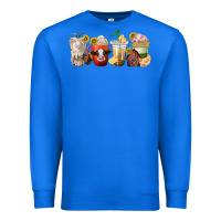True Royal farm animals coffee cups Premium Sweatshirt - texasbilliewilder
