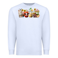 White farm animals coffee cups Premium Sweatshirt - texasbilliewilder