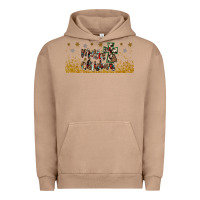 Pigment Burro merry christmas cross Urban Hoodie - JahusDesignShop