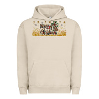 Pigment French Oak merry christmas cross Urban Hoodie - JahusDesignShop
