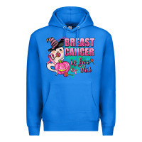 True Royal breast cancer is boo shit Premium Hoodie - AdoDesignShop
