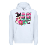 White breast cancer is boo shit Premium Hoodie - AdoDesignShop