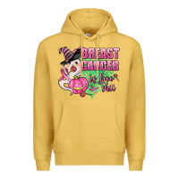 Antique Gold breast cancer is boo shit Premium Hoodie - AdoDesignShop