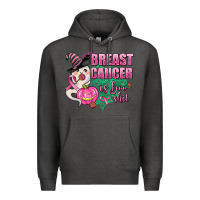 Charcoal Heather breast cancer is boo shit Premium Hoodie - AdoDesignShop