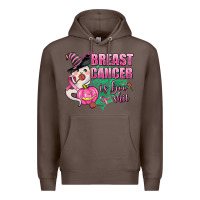 Coffee breast cancer is boo shit Premium Hoodie - AdoDesignShop