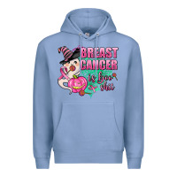 Colony Blue breast cancer is boo shit Premium Hoodie - AdoDesignShop