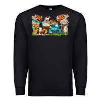 Black farm truck coffee cups Premium Sweatshirt - texasbilliewilder