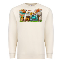 Sandshell farm truck coffee cups Premium Sweatshirt - texasbilliewilder