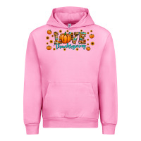 Fuchsia Pink love thanksgiving Urban Hoodie - JahusDesignShop