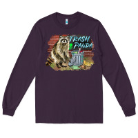 Plum raccoon trash panda Long Sleeve Tee - BarkalooDesign