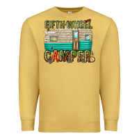 Antique Gold fifth wheel camper Premium Sweatshirt - texasbilliewilder