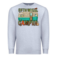 Heather Grey fifth wheel camper Premium Sweatshirt - texasbilliewilder