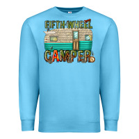 Ocean Blue fifth wheel camper Premium Sweatshirt - texasbilliewilder