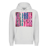 Dove Grey warrior breast cancer and american flag Premium Hoodie - AdoDesignShop