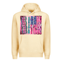 Pina Colada warrior breast cancer and american flag Premium Hoodie - AdoDesignShop
